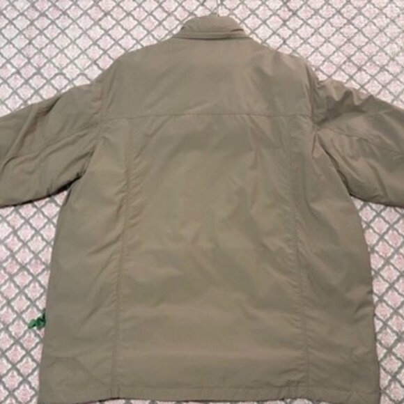 Eddie Bauer Goose Down Jacket Mens XXLarge Beige Mid-length Parka Full zip - Picture 4 of 16